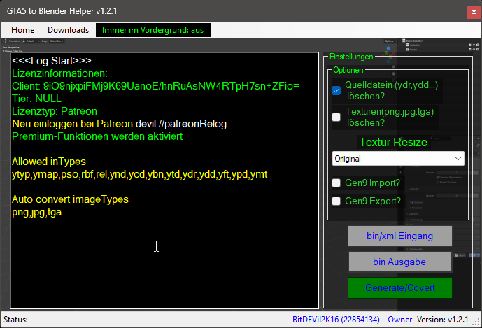 Blender GTA-V Helper Tool