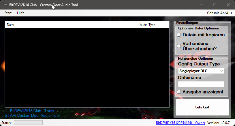 Custom Door Audio Tool